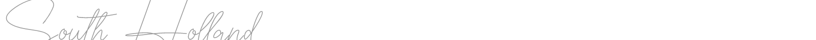 South Holland font preview